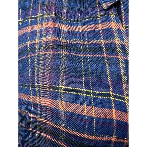 Lucky Brand Plaid Button Down Shirt - Navy and Red - Picture 14 of 15